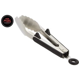 Unbranded Pinzas de cocina de acero inoxidable, agarre antideslizante