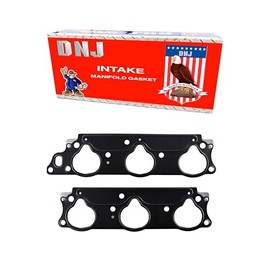 DNJ IG318 Intake Gasket for 2003-2010 / Acura, Honda, Saturn/MDX, Odyssey, Pilot, Ridgeline, RL, TL, Vue / 3.2L, 3.5L / SOHC / V6 / 24V / 3210cc, 3471cc, 3474cc, 3475cc / J32A3, J35A5, J35A6, J35A7