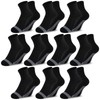 Comfoex 10 Pairs Boys Socks kids Half Cushion Cotton Sport