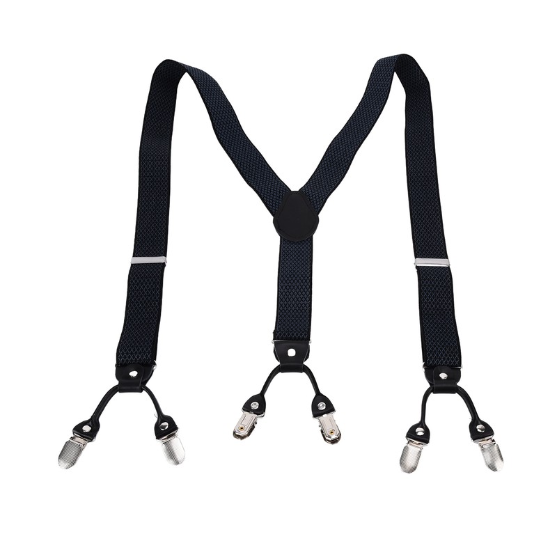 Mens Suspenders Strong Fixability Adjustable Beautiful Practical Fashionable Metal Clip
