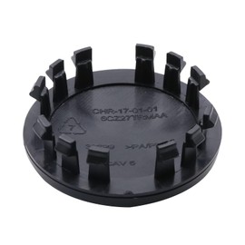 Forten Kingdom New Custom 4PCS 2 1/2 Inches 63mm // Slants Car Plastic Hub Wheel Center Cap Hubcaps Fit for 2017-2022 with 20 Inch Wheels 6CZ27DX8AA (Black red)