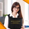 Skyygemm 2 Pcs Estate Planning Portfolio Binder PU Leather 3