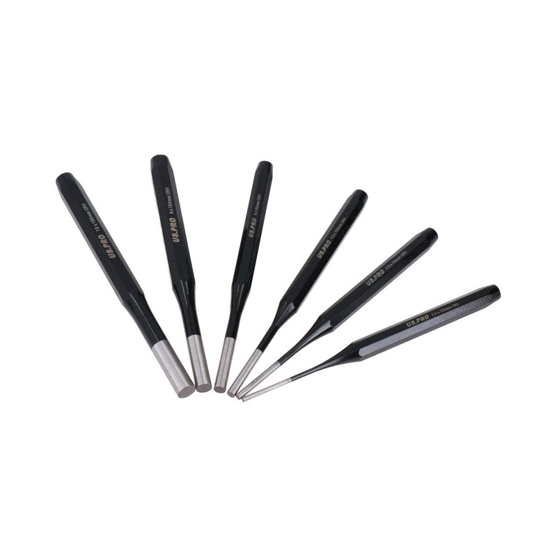US Pro Bergen 6pc Pin Punch Set 2.5-10mm B3263