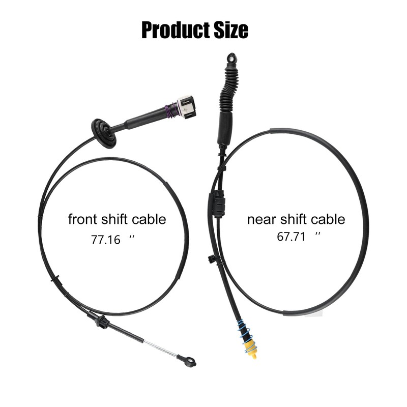 WMPHE Automatic Transmission Gear Shifter Cable Replacement for 12477640 Compatible