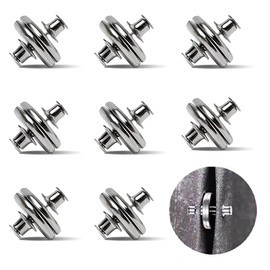 LAKJUOZ 8 Pairs of Magnetic Tie Backs, Magnets for Curtains, Curtain Magnetic Closure, Curtain Accessories, Curtain Weights, Shower Curtain Magnet, That Light Leaks or Curtains Are Blowed Around