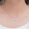 praymos Heart Urn Necklace for Ashes for Women 925 Sterling