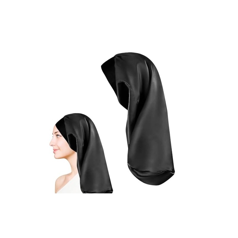 Silk Hair Cap Black