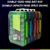Boxonly Waterproof Double-Sided Fishing Tackle Storage Box – Small Orange