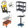LONGRUNFORU 4" x 2" Industrial Casters, Polyurethane on Aluminum Wheel,