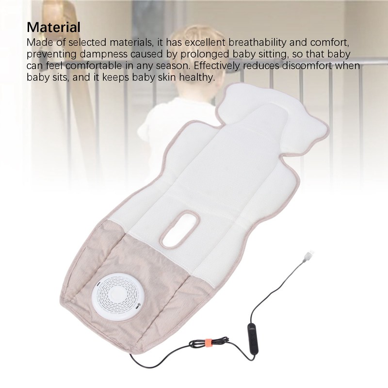 Baby Car Cooling Pad Seasonal Ventilated Breathable Child Carriage Conditioning