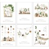 30 Eco Friendly Traditional Christmas Cards with Envelopes