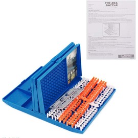 JTLB Sea Battle Ship Board Game - Battleships Family Board Games Russian Traditional Toy Family Fun Combat Strategy Christmas New Year Gift