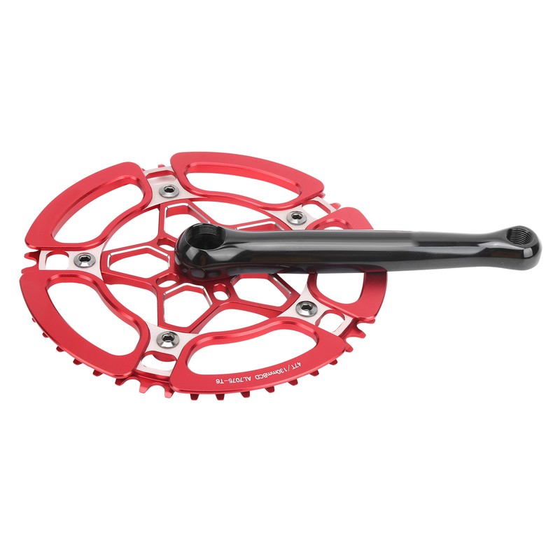 BCD130mm Bike Crankset Crank Arm Aluminium Alloy 47T Single Speed