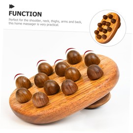 Minkissy Fascia Tool Removal Massage Tools Equipment Golden Sandalwood Dry Brushing Body Brush for