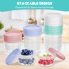 Starvortex Pack of 16 Small Tins with Lids Plastic, 200