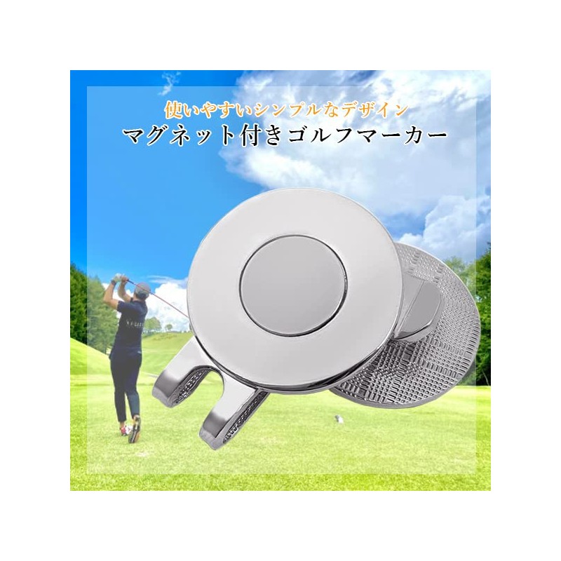 Golf Marker, Golf Marker, Magnetic Base, Hat Clip, Magnet, Simple,