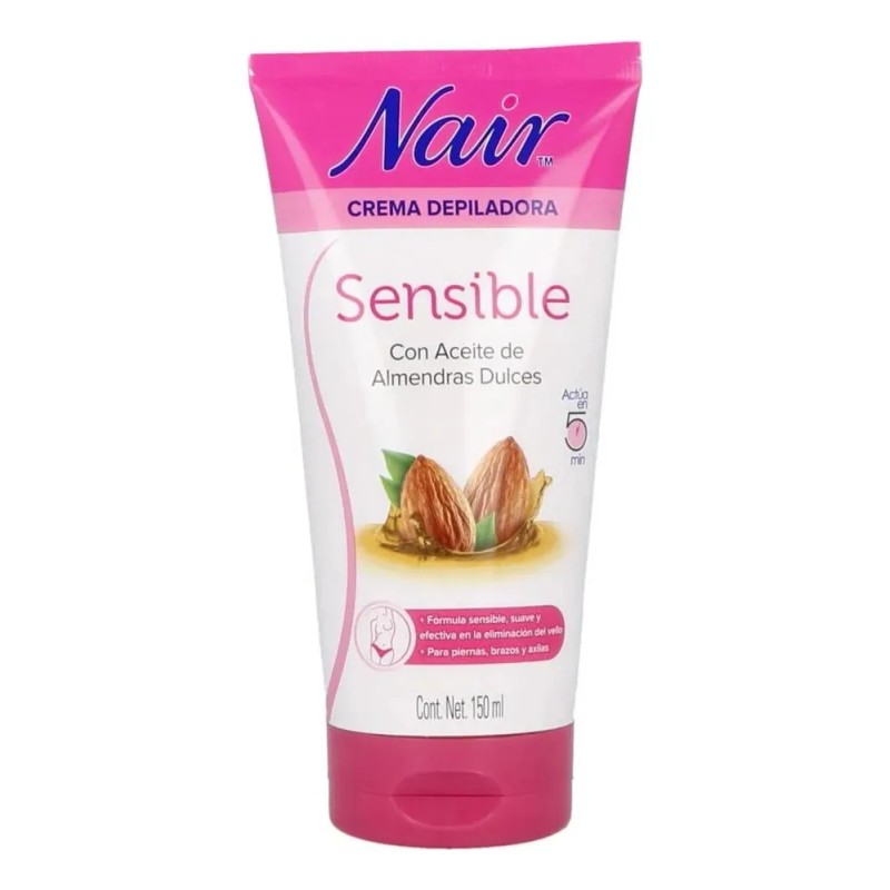 Crema Depiladora Corporal Piel Sensible 150 Ml Nair Sensible