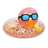 POZA Inflatable Duck Pool Float Tube- Heavy Duty Vinyl UV