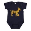 Clark Goat Baby Infant One Piece Bodysuit 6 Months Navy