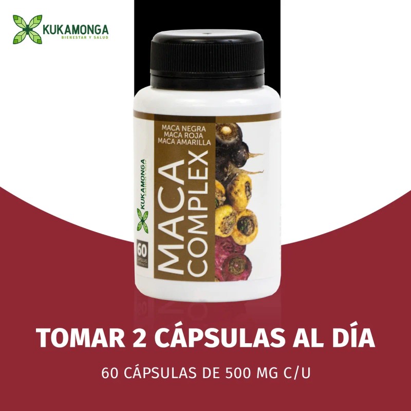 Maca Complex | Maca Negra, Maca Amarilla, Maca Roja |