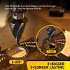 Anfrere 12 Sizes Step Drill Bit, 1/4 to 2-3/8 inch