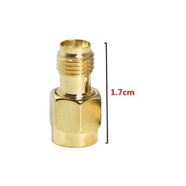 SMA to RP-SMA Adapter, 10-Pack RPSMA Male to SMA Female RF Coax Coaxial Connector RFAdapter for Antenna, FPV Goggles, WiFi Router, Camera
