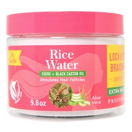 Dr Girls Locs & Twists Braiding Conditioning Edge Gel/Chebe and Black Castor Oil/ 9.8oz/ 48 Hours Hold