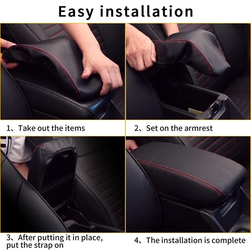 TTX LIGHTING Armrest Cover for Hyundai Palisade 2020-2022 Center Console