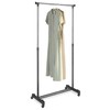 Whitmor Ebony Chrome Adjustable Garment Rack