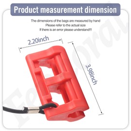Red Hydraulic Steering Locks, Outboard Motor Steering Lock for Most Steering Cylinder Rods On Outboard Engines, in Position When Towing - Transom Savers for Outboard Motor Trailering/Transport