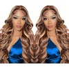 Highlight Human Hair Wig Pre Cut 6x4 Transparent hd Lace