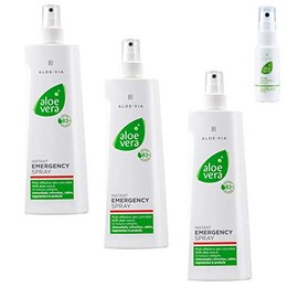 LR Health & Beauty 3er SparSet ** Aloe Via Emergency Hautspray ** 3 x 150ml (3er Set + ToGo Flasche)