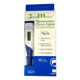 Termómetro Digital Sensi Medical Punta Flexible Axila a Prueba de Agua                                                                                