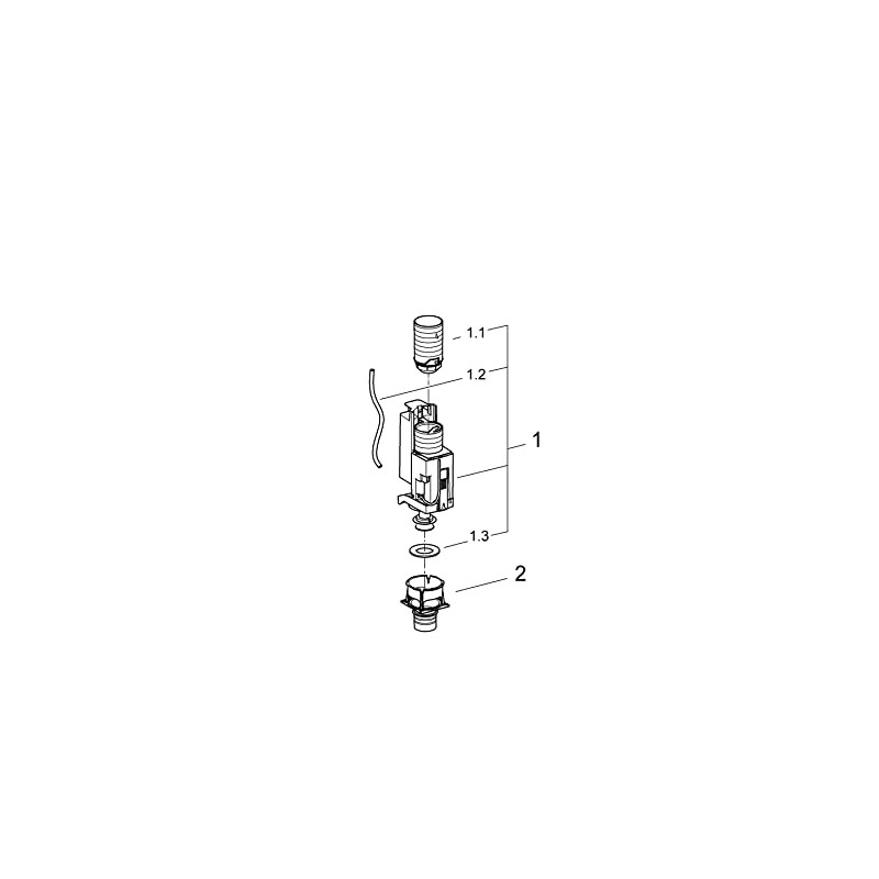 GROHE 38736000 | Dual flush Valve Set