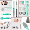 C8-JC Kit Pedicure Profesional Lima, Cortauñas, Corta Callos 8pz