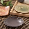 Marui Pottery MR-3-4147 Shigaraki Ware Hechimon Plate, Diameter Approx. 4.7