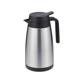 Pearl Metal HC-15 Thermal Insulated Pot, Tabletop Pot, Table Pot, 33.8 fl oz (1,000 ml), 3.3 gal (1.0 L), Stainless Steel, Double Wall Vacuum Construction, Silver