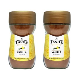Café Tastlé Natural Flavored Instant Coffee, Vanilla Flavor, 2 Jars of 2.65 oz (5.30 Oz)