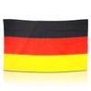 German Flag - Weather-Resistant with Fastening Eyelets - 90 x