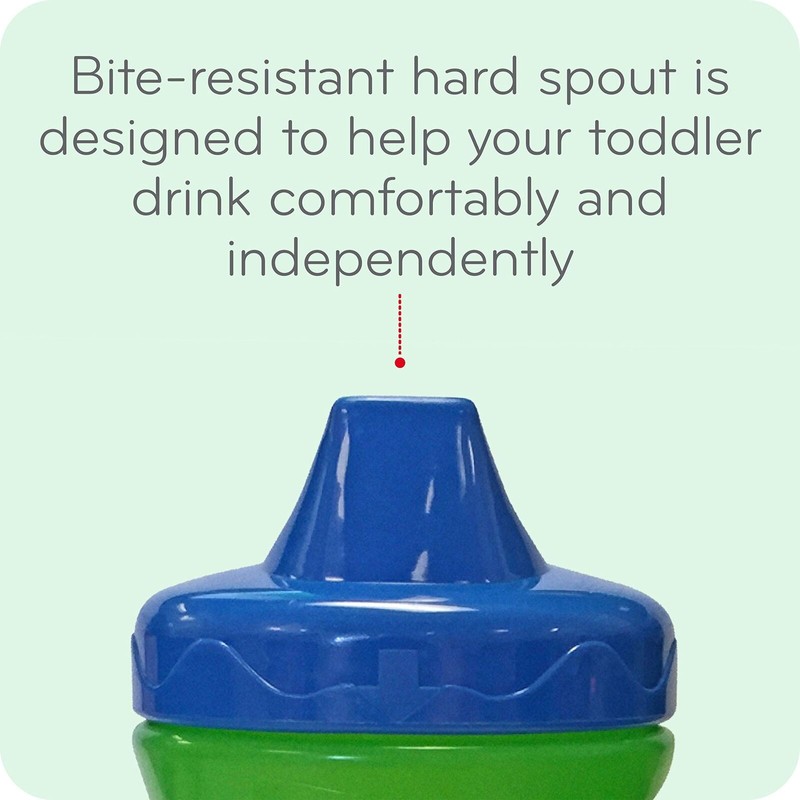 Nuk First Essentials by NUK Fun Grips Hard Spout Sippy
