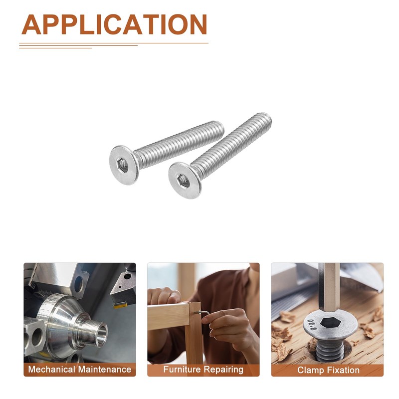 DTGN #10-32 x 1/2" Flat Head Socket Cap Screws, 50