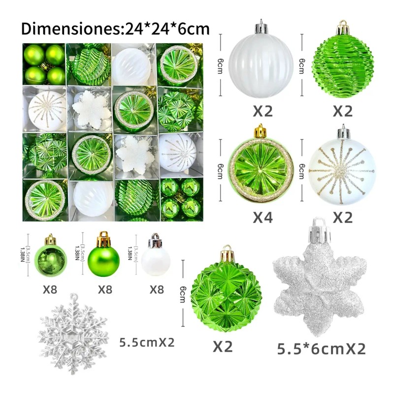 Esferas Navideñas,para Decoración Navideña