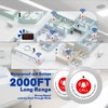 Nurse Call System Wireless Caregiver Pager Call Button 2000Ft Range