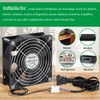 WDERAIR EC 120mm x 38mm Axial Fan AC 110v 120v