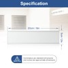 Lenink 6 Pack Name Plate Holder, Wall Mount Office Door