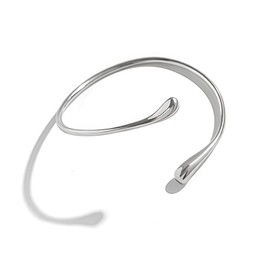 AstraGlam Bracelet: Layered Arm Bracelet for Women, Adjustable, Upper Arm Cuff, Jewelry in Greek Goddess Style (Silver)