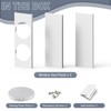 Flamorrow Dual Hose Portable Air Conditioner Window Kit, Adjustable Window