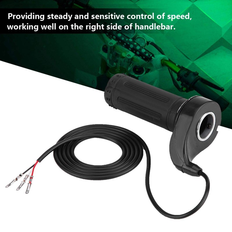 Qiilu 7/8" 22mm Throttle Accelerator Handle Grip, Throttle Grip 3
