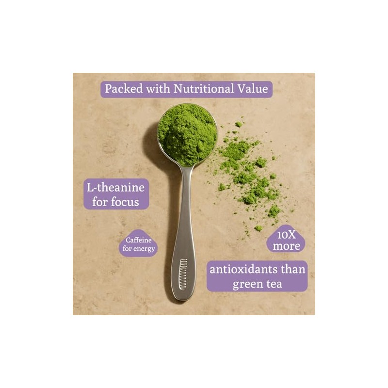 Ancient Roots Matcha de lavanda - Té verde en polvo