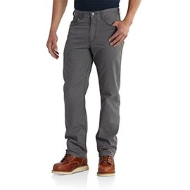 Carhartt Men's Relaxed Straight Rigby Pant, Gravel, 32W x 30L